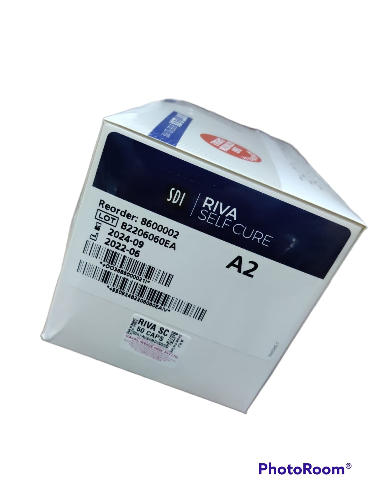 SDI RIVA Self Cure Dental Glass Ionomer Cement 50 Capsules Pack A2 II Free Ship