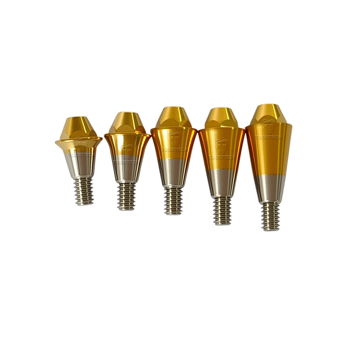 Multi unit straight abutment compatible Hiossen Osstem platform Regular Mini