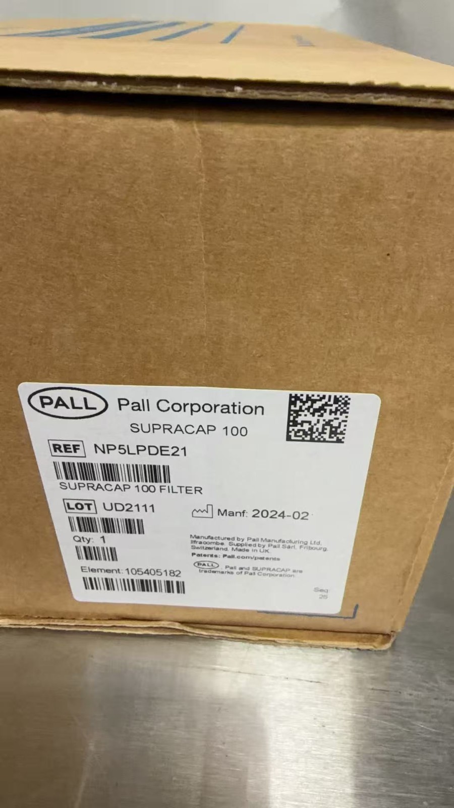 Pall NP5LPDE21 Supracap 100 depth filter capsule