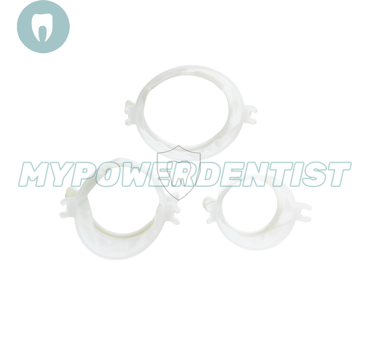 20Pc Dental Mouth Opener Lip Cheek Retractor Smile Face Saliva Tube Holder S/M/L