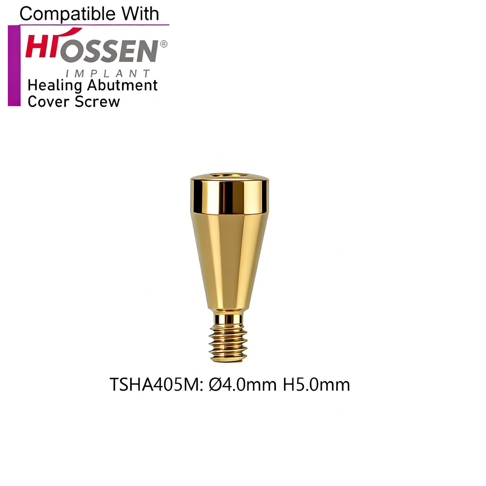 US 5Pcs Dental Healing Abutments Cover Screw Regular/Mini fit Osstem Hiossen