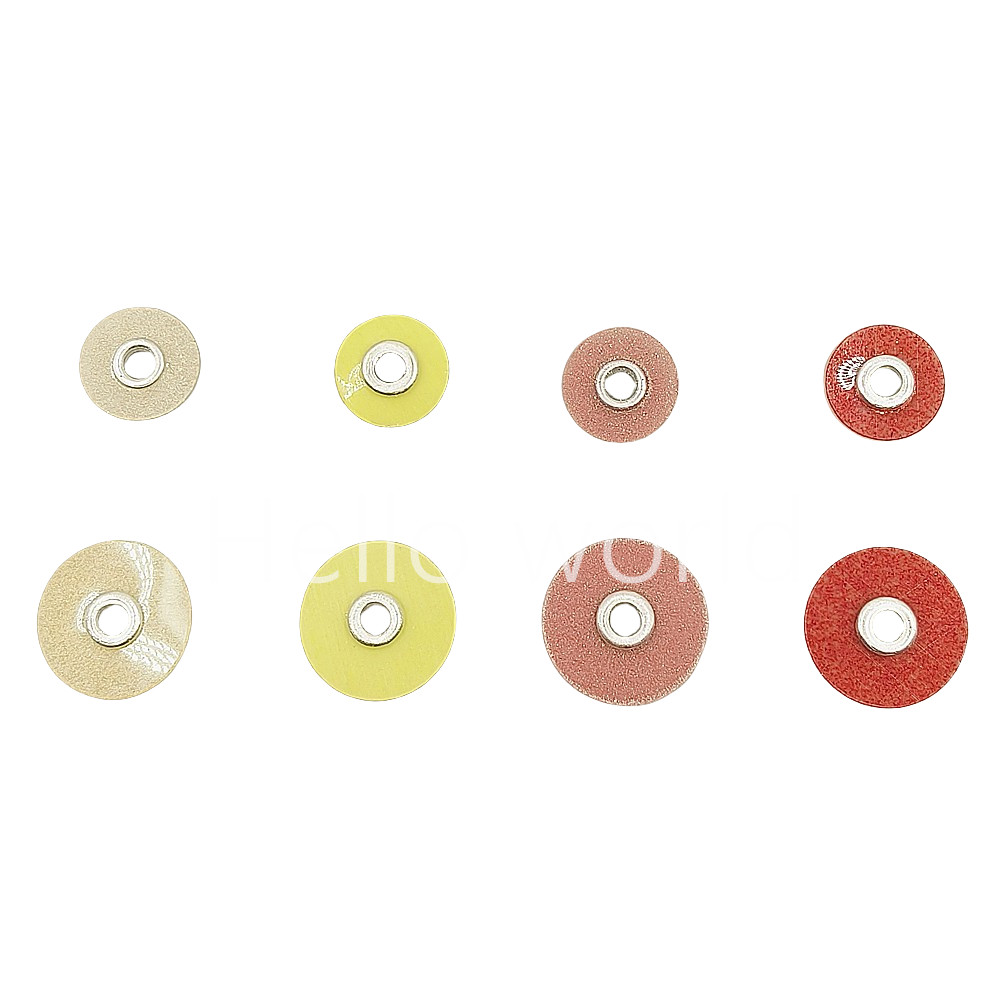 50 Pcs/Bag Dental Composite Finishing Polishing Discs 9.5/12.7mm Coarse/Mandrel
