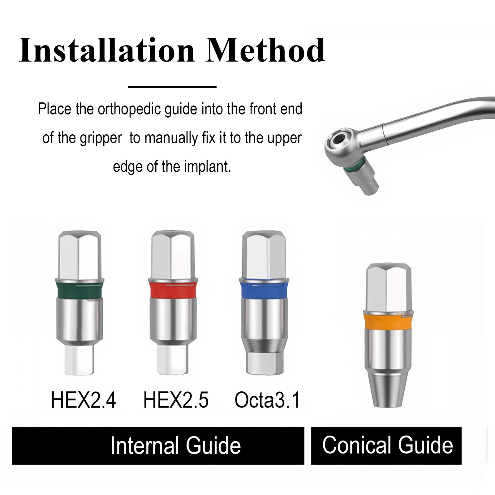 Dental Broken Screw Remover Kit Implant Surgical Tool Drill Guide Extraction