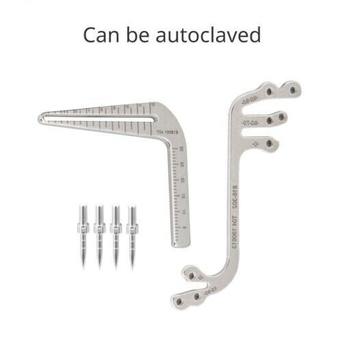 Dental implant Surgical Drill guide Locator Instruments set tooth Measuring rule