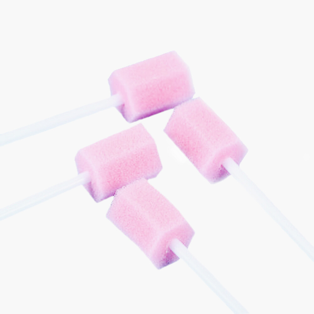 200Pcs Disposable Oral Care Cleaning Sponge Sticks Tooth Mouth Swabs