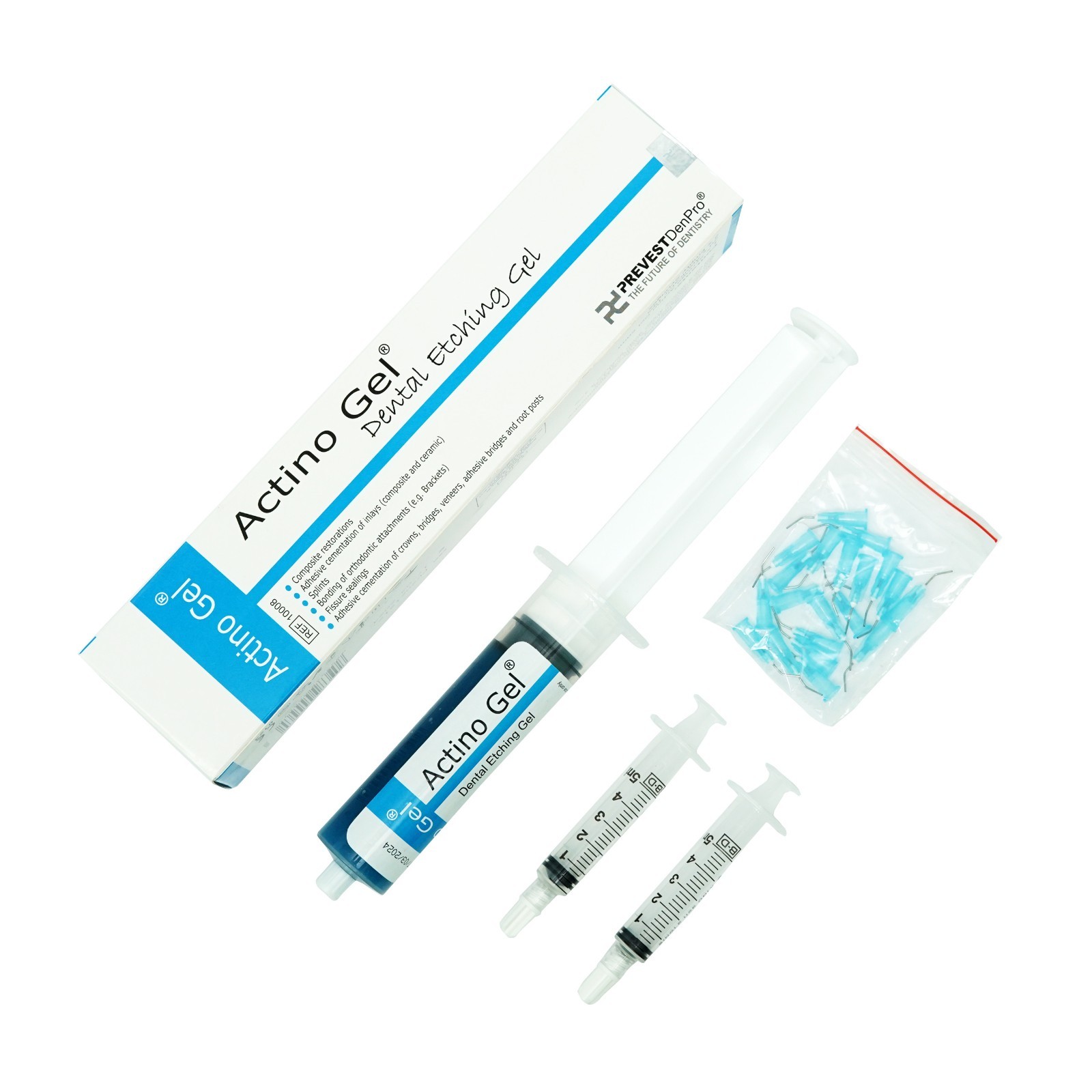 Prevest DenPro Jumbo Blue Tinted Viscous Gel Actino Etching Gel 37 Phosforic