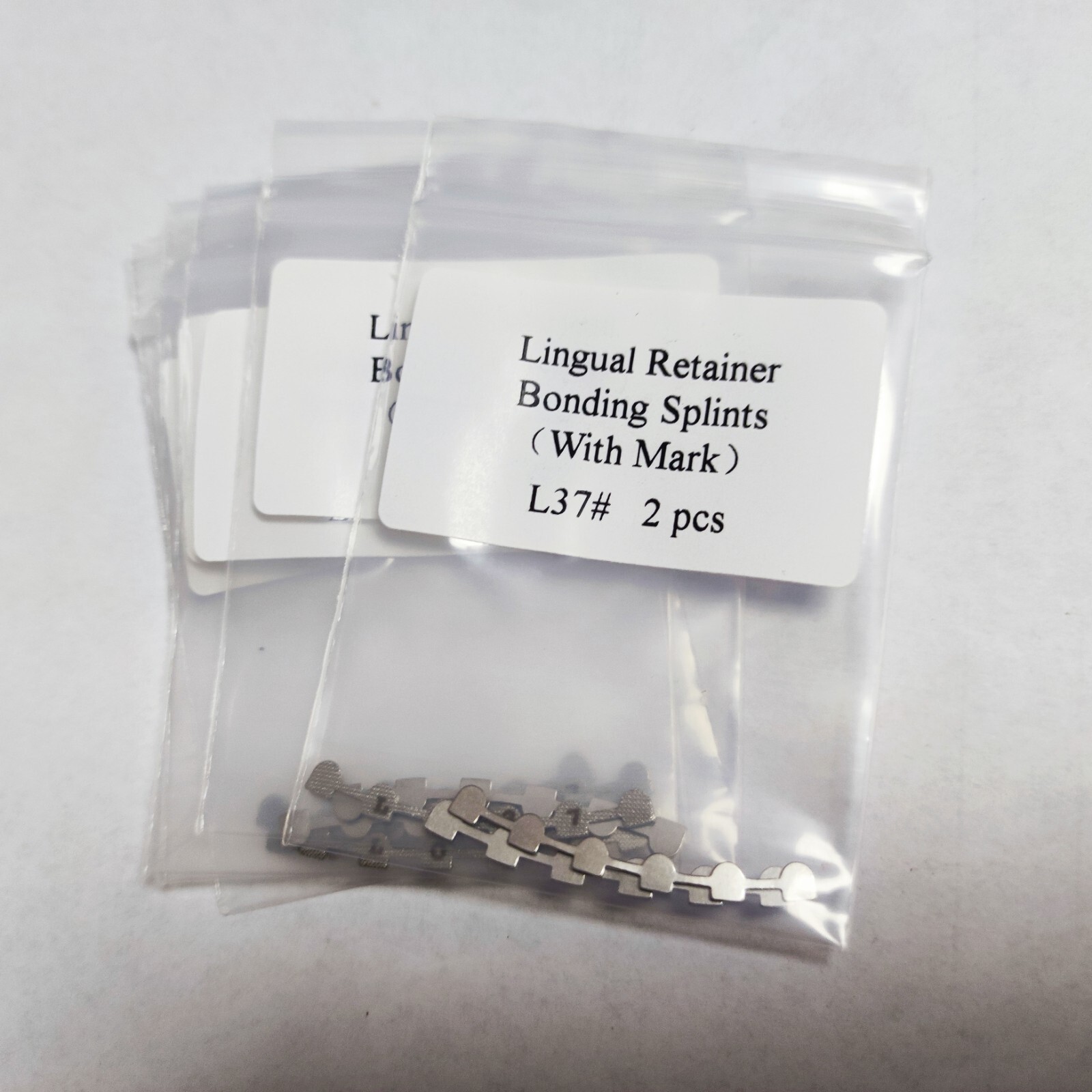 10 Packs 20Pcs Orthodontics L37 Lingual Retainer Mesh Base With Mark 2pcs/pack