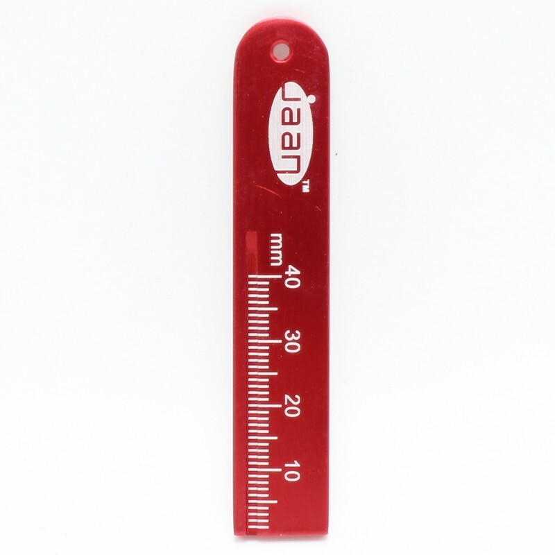 6 Pcs Aluminium Dental Endo Rulers Span Measure Scale Endodontic Dentist Tools