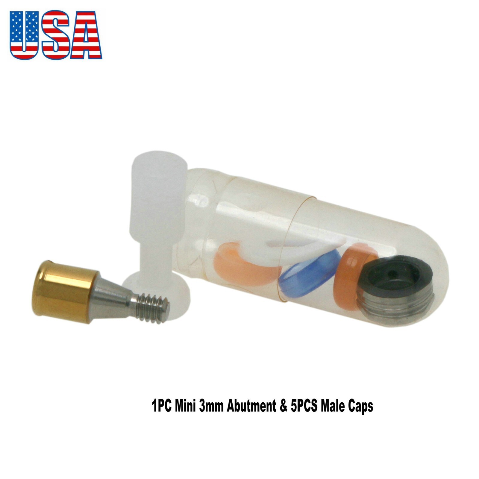 US Fits Osstem HIOSSEN ET Locator Overdenture Abutment Locator Male Cap Tool M/R