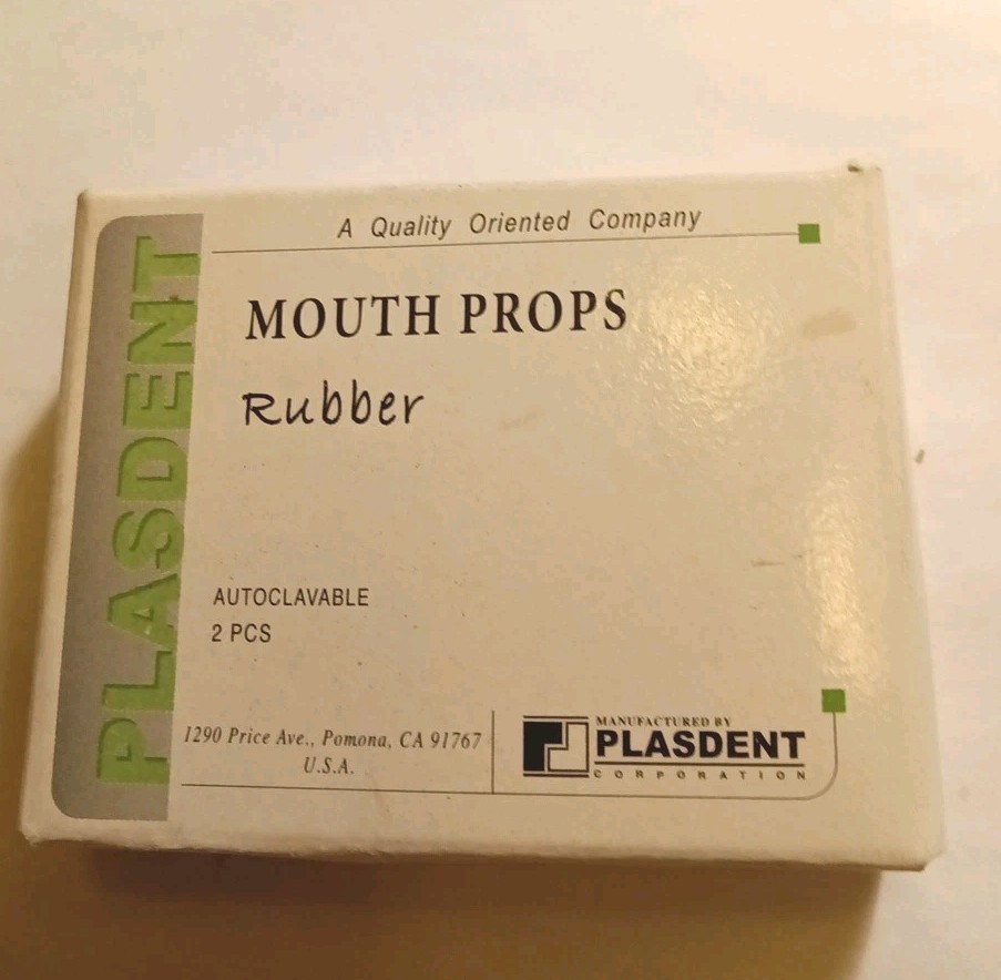 Plasdent Silicone Mouth Props Gray (Child) 2/Box