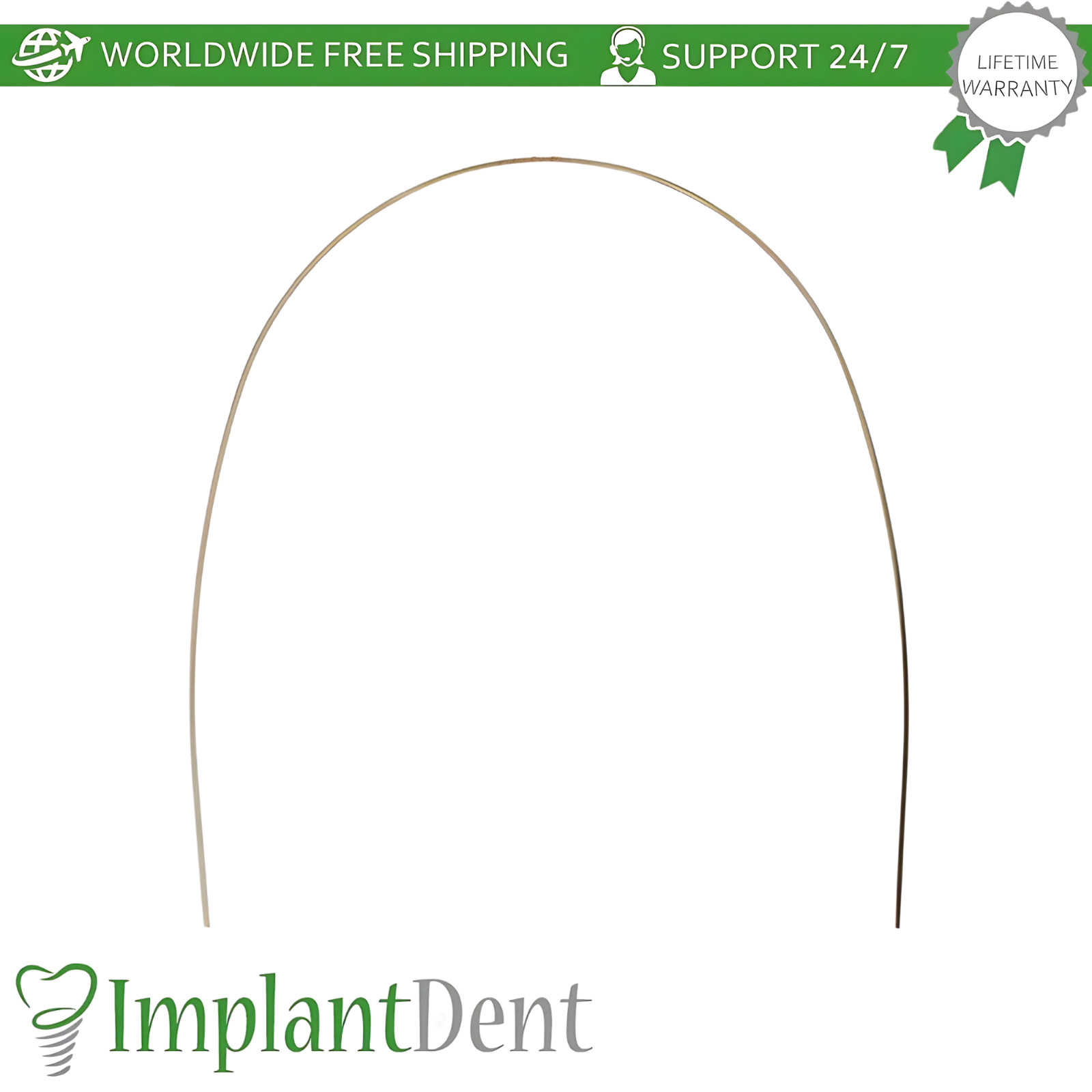 CrNi Round Arch Dental Alignment And Leveling Wire 10 Dentistry Wires