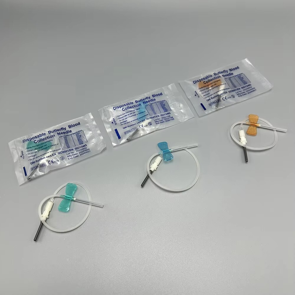 Advanced Safety Butterfly Needle with Luer Adapter Separable, 21/23/25G, 50/pack