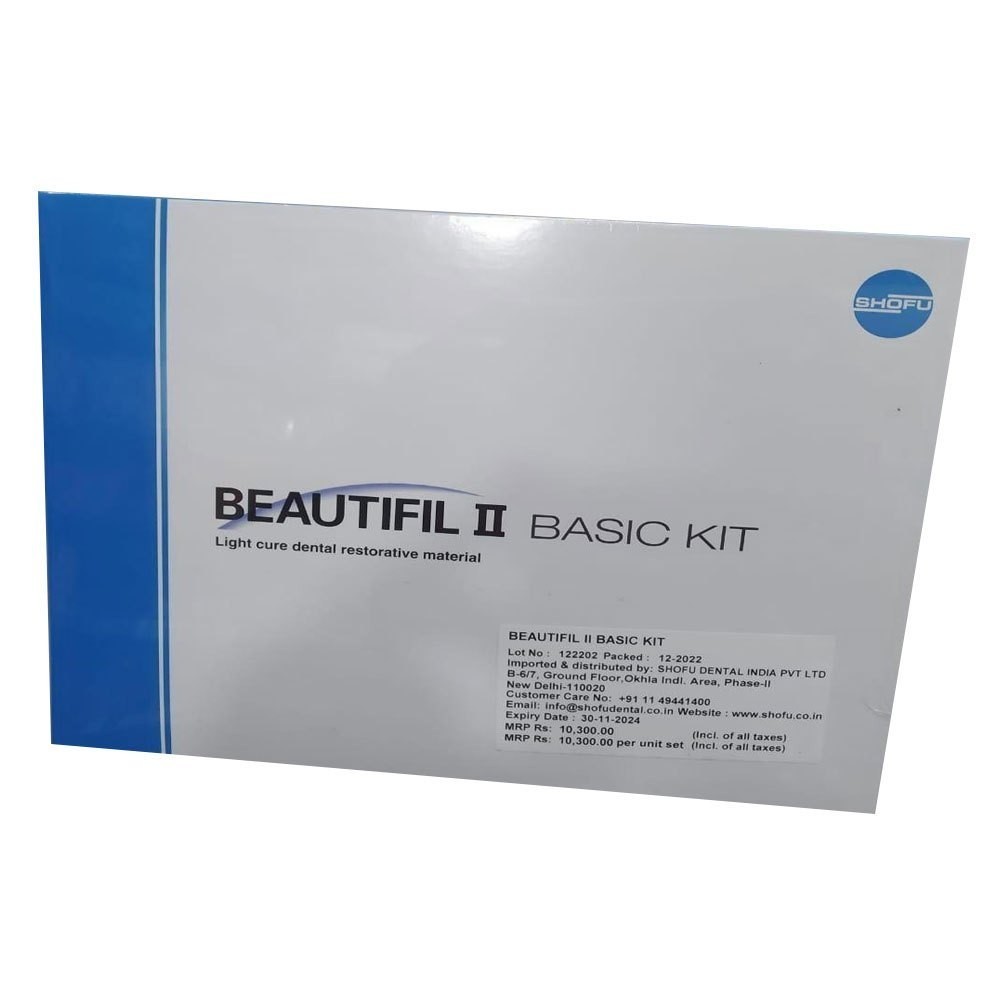SHOFU BEAUTIFIL II Universal Nano Hybrid Composite Kit 5x4g Syr+ Bond 5 ML