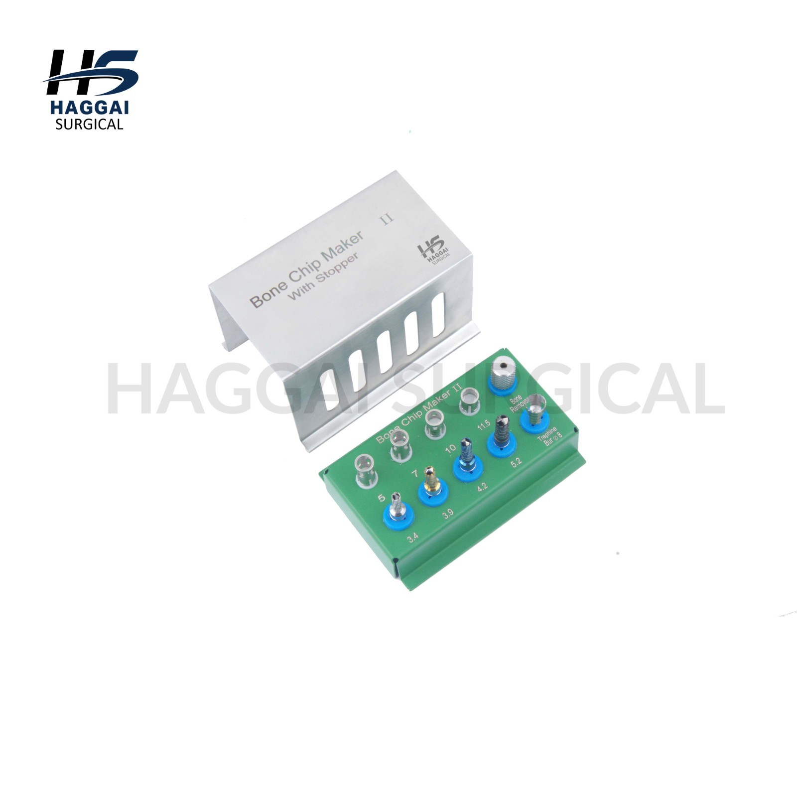 Chip Maker Kit with Stopper Precision Drill Set in Sterilizable Box