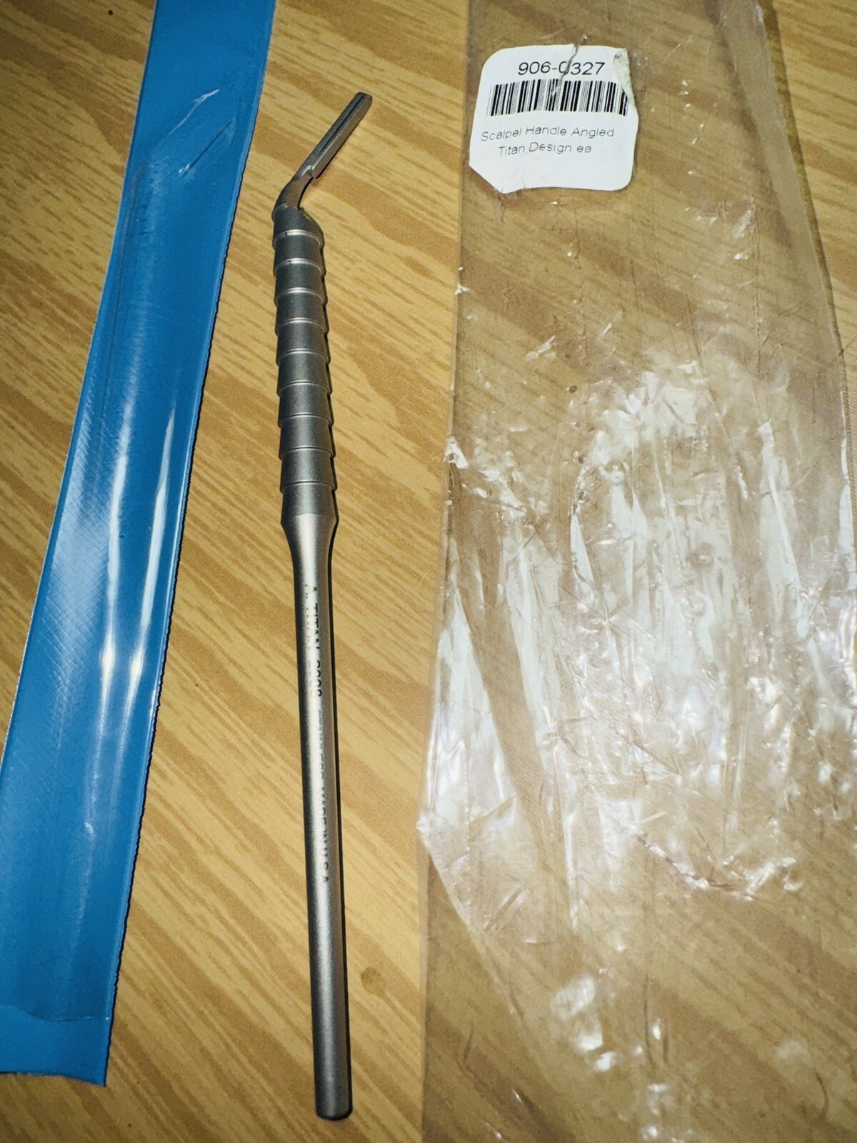 NEW ~ A. Titan Dental Instrument Scalpel Angled Handle USA