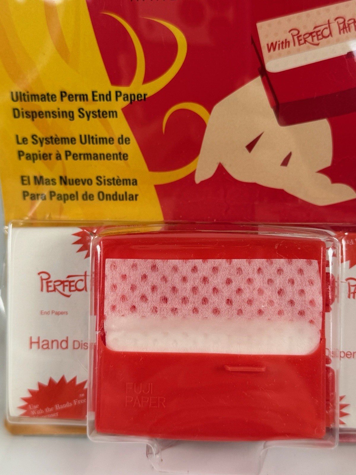 Fuji Paper Hands Free Hand Dispenser Intro Kit Perm End Wraps Case FP-30-100 NEW