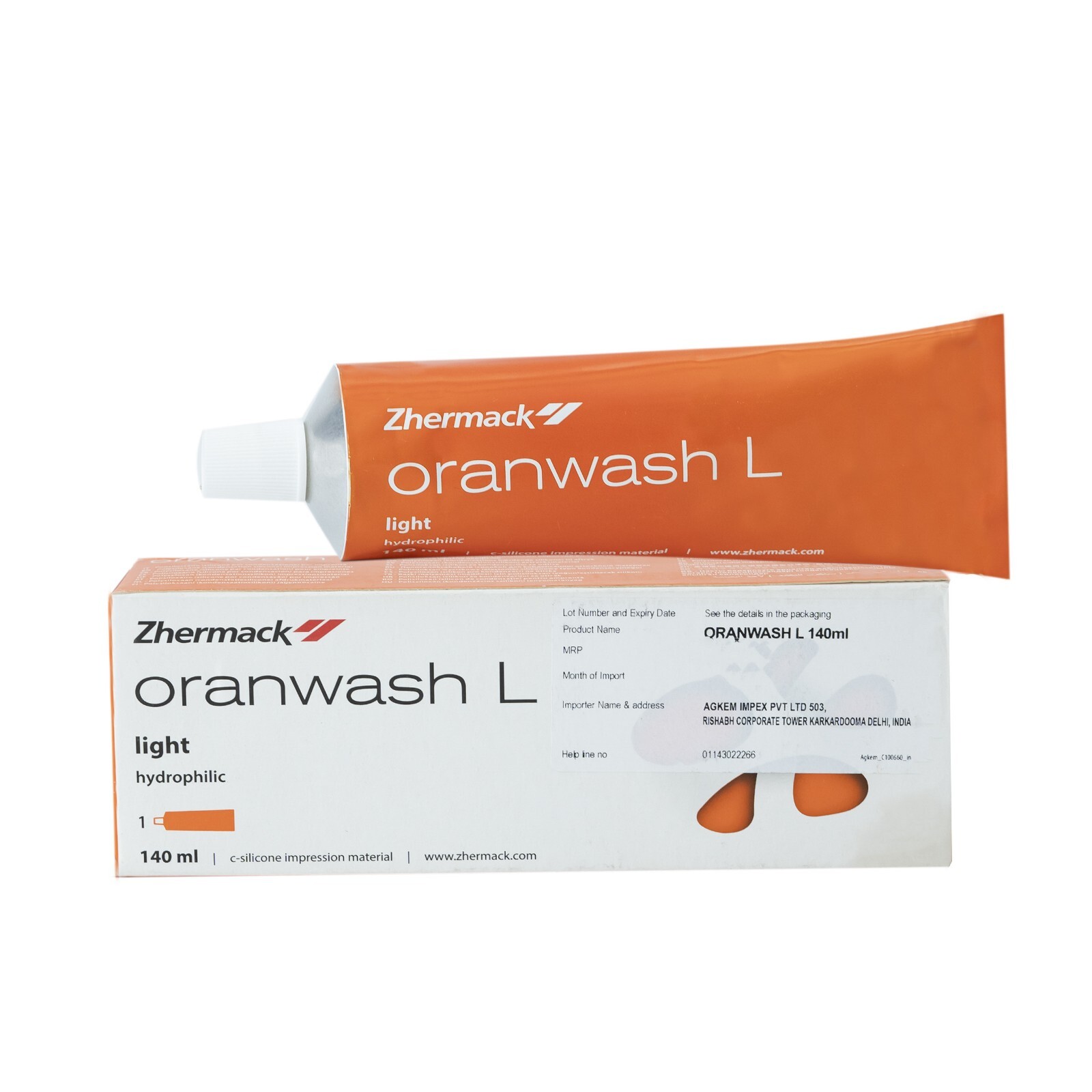 Zhermack Zetaplus Zeta Plus Intro Kit Putty 900ml + Oranwash + Indurent Gel