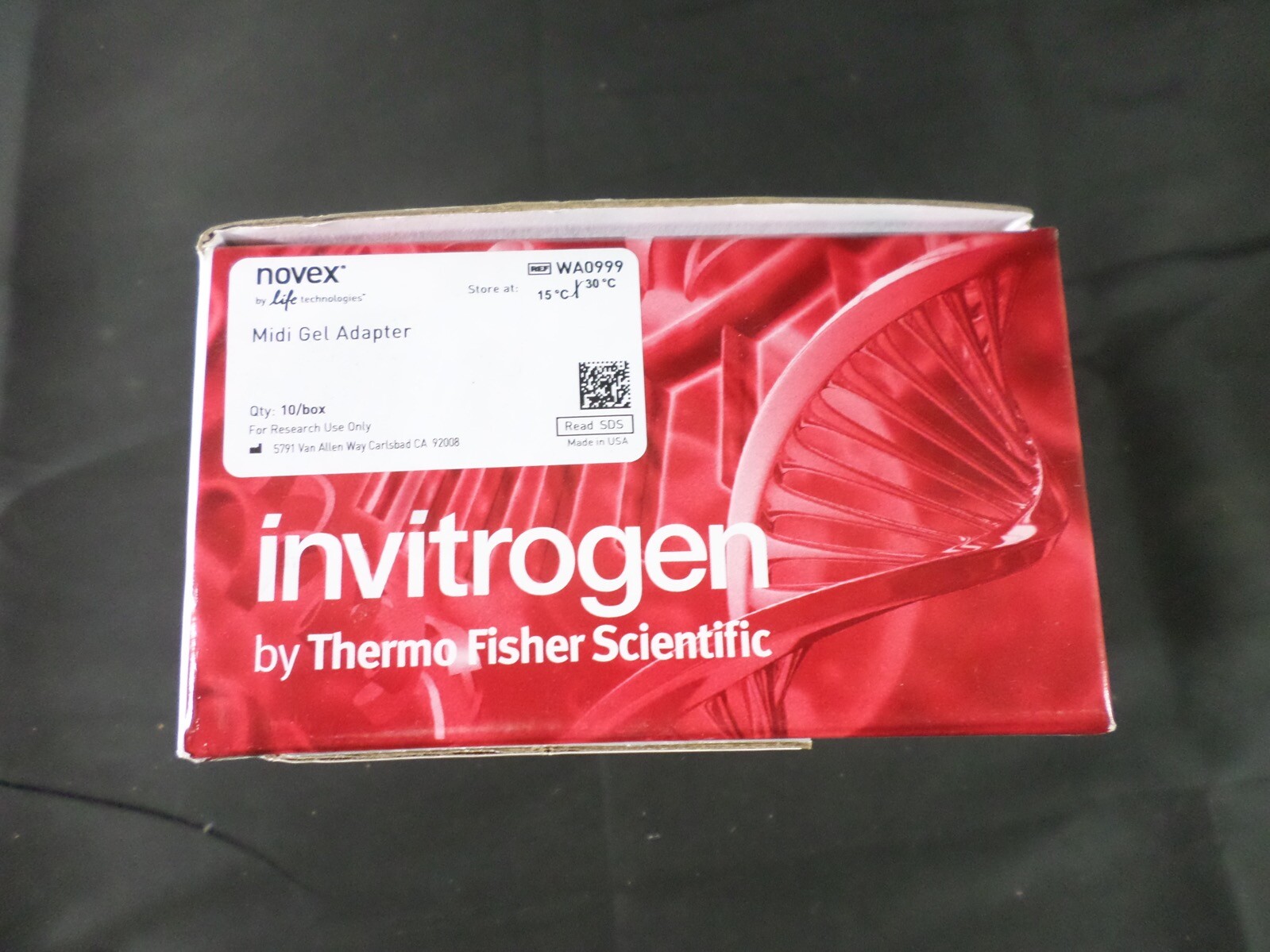 INVITROGEN Thermo Novex Cassette Electrophoresis Tank Mini Gel Adapters (10/Pk)