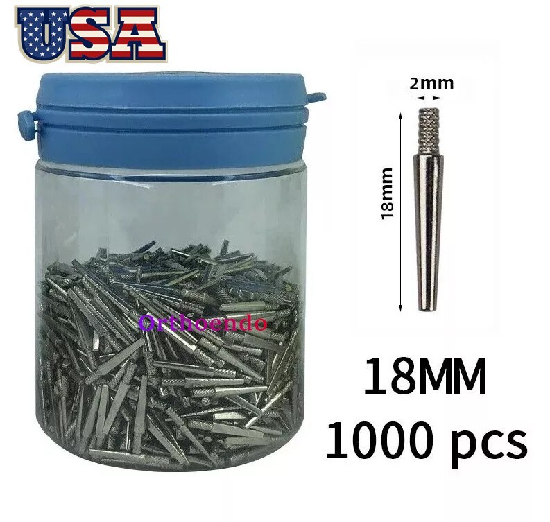 1000 Pcs Dental Lab Master Dowel Single Pins use with Pindex For Die Model Work