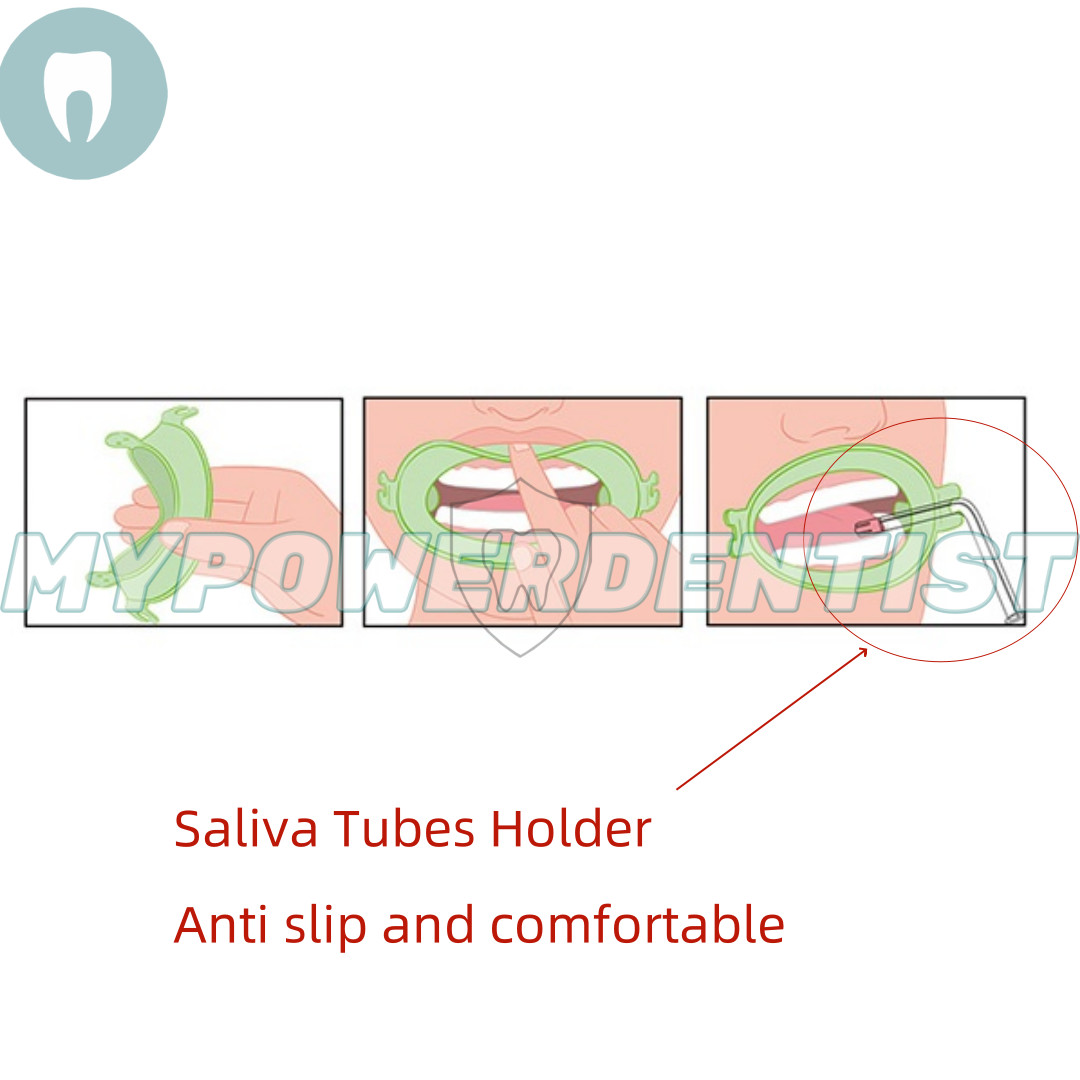 20Pc Dental Mouth Opener Lip Cheek Retractor Smile Face Saliva Tube Holder S/M/L