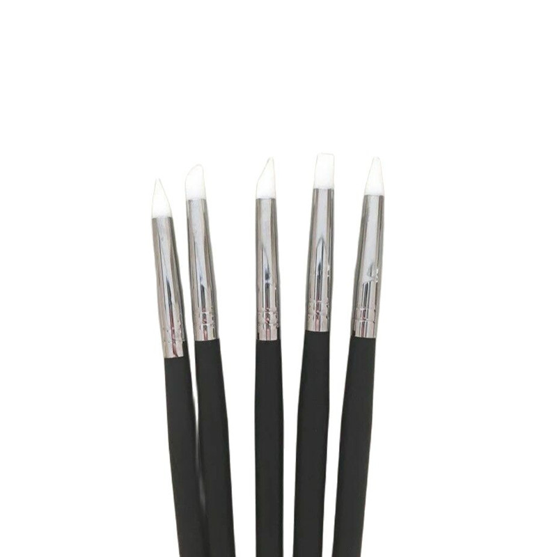 White Dental Composite Resin Veneer Cement Porcelain Brushes Silicone Brush Pen