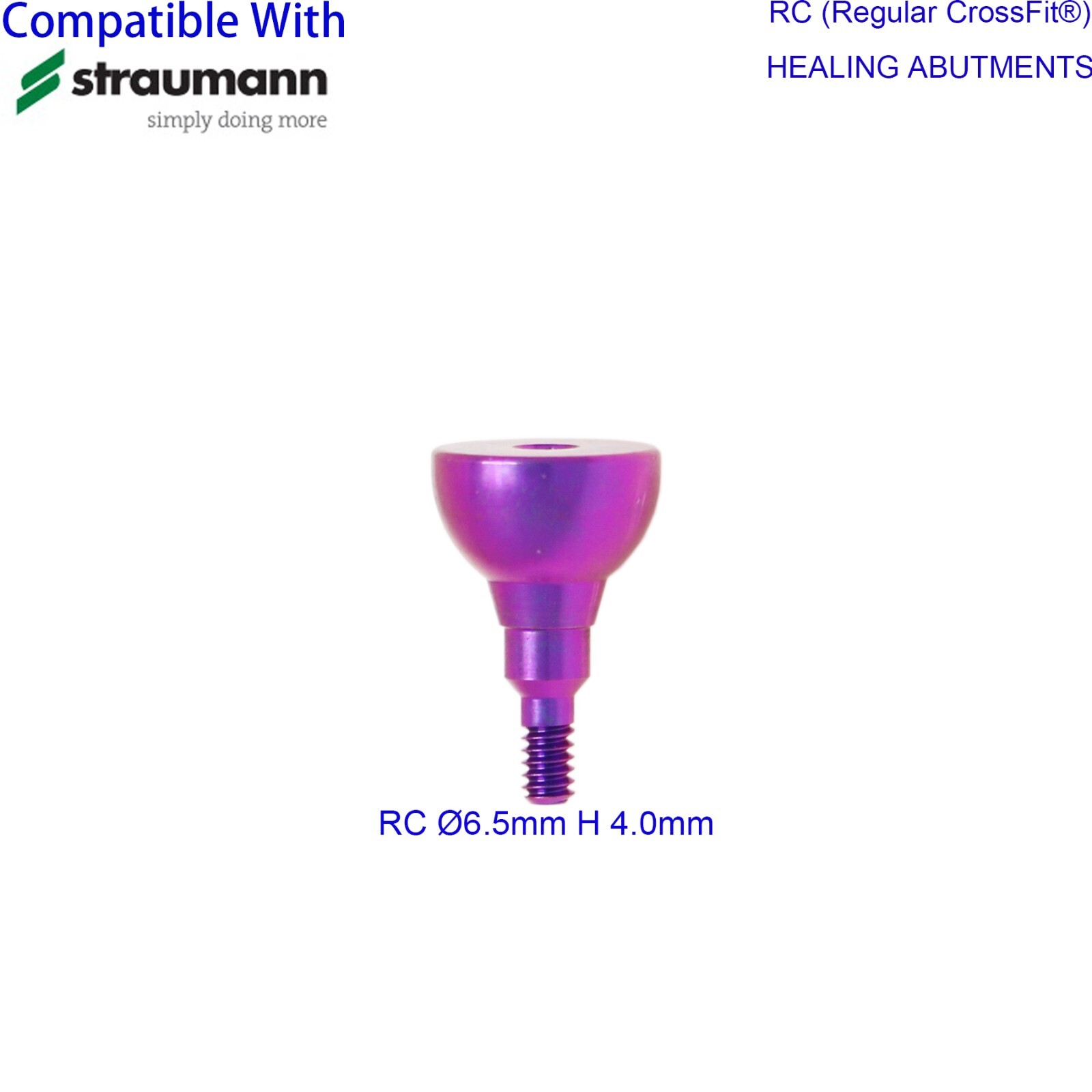 Dental Regular Closure Cover Cap Screws Healing Abutment fit ITI Straumann RC