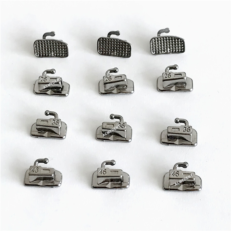 400Pcs Dental MIM Buccal Tubes Monoblock One Tube 1st Roth 022 16# 26# 36# 46#