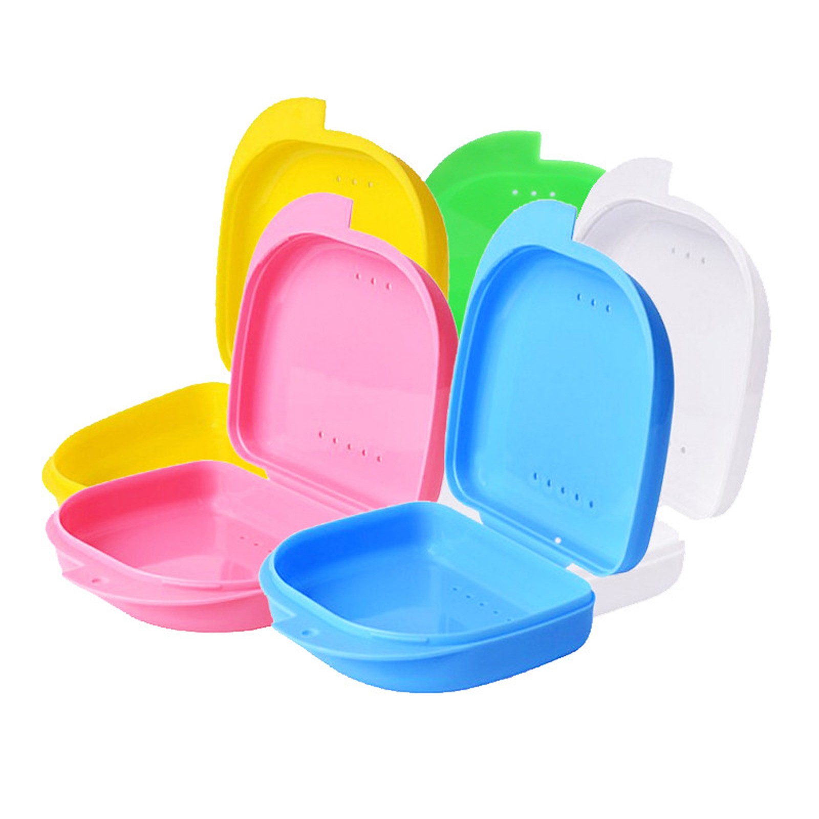 Up to 70 Dental Retainer Denture Storage Case Box Mouthguard Container Assorted