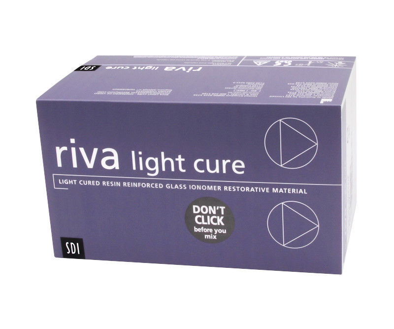 SDI RIVA LC LIGHT CURE GLASS IONOMER CAPSULES.