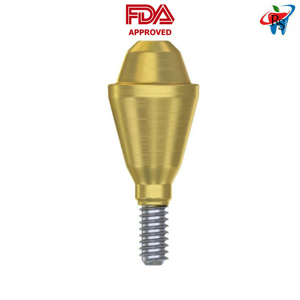 10x Set Straight Multi-Unit 1.6 Slim NP Int Hex 2.0mm + Titanium Sleeve Fixture
