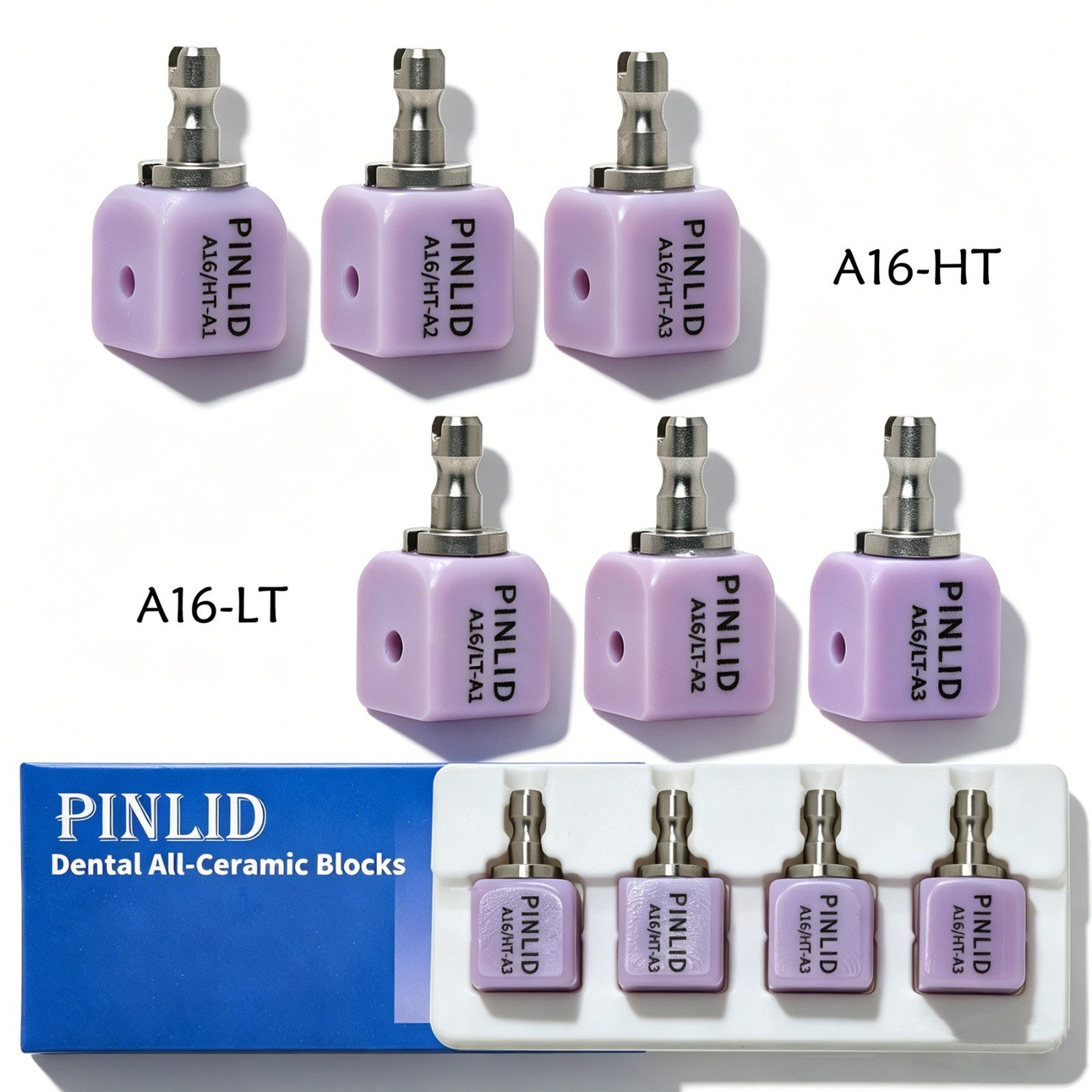 C14/B40/A16 Dental Exam Ceramic Lithium Disilicate Block CAD/CAM for CEREC inLab