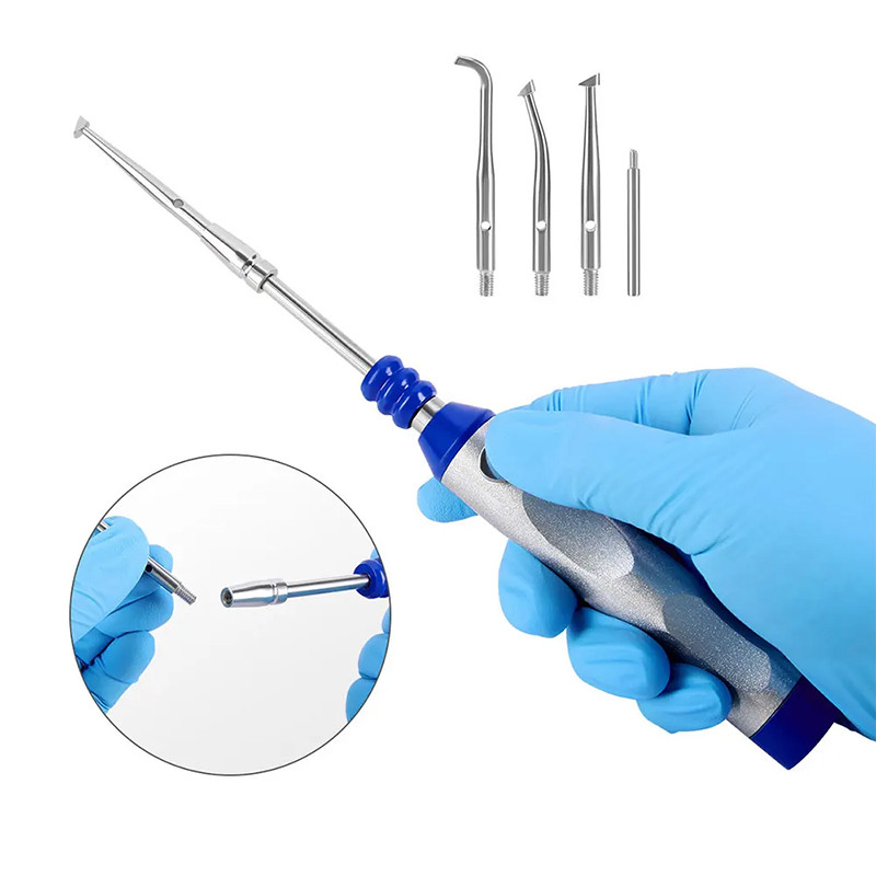 Dental Automatic Crown Remover Kit 4 Shifts Adjustable Crown Teeth Restoration