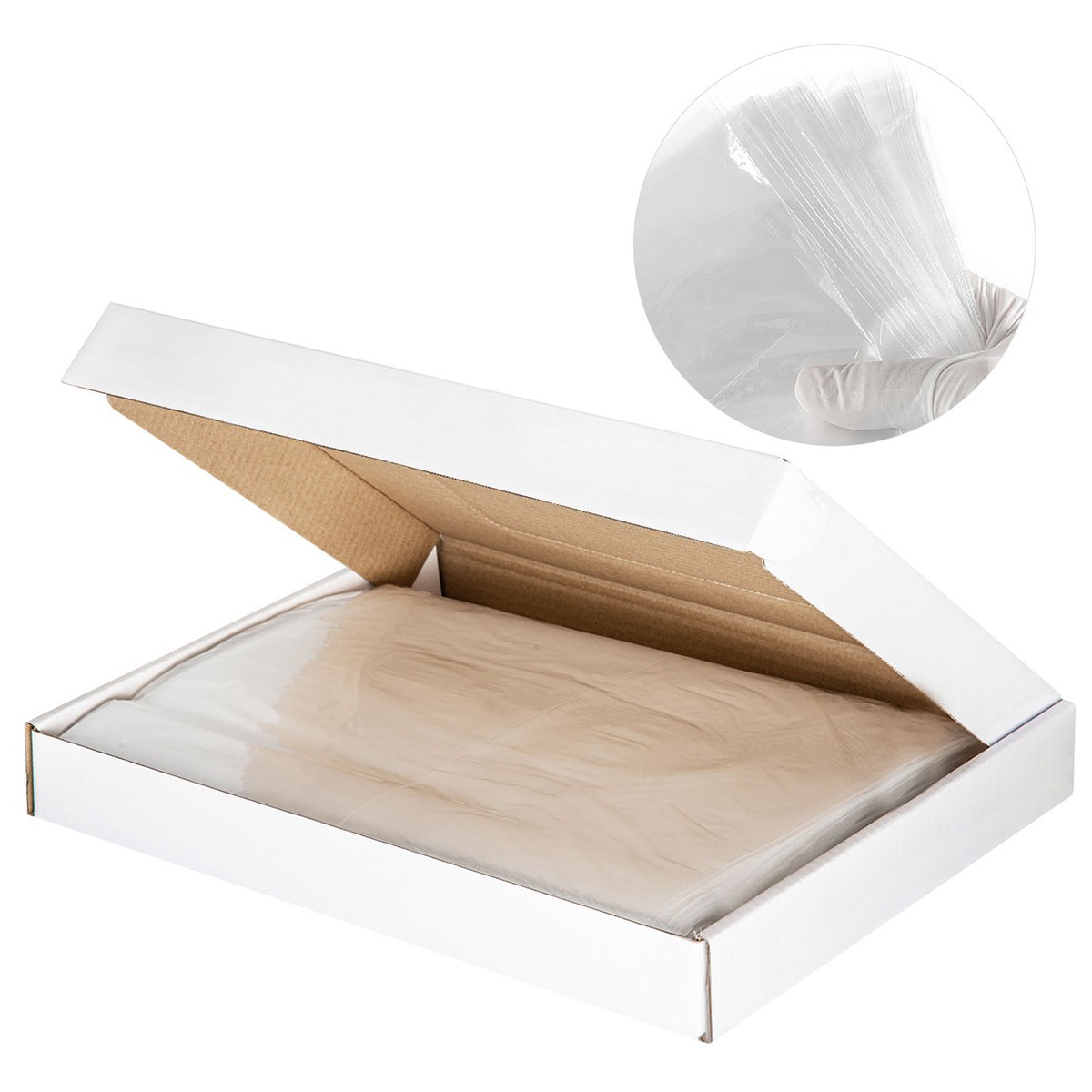 Dental Disposable Full Chair Covers Sleeves Clear Plastic 29″x80″ 125 Pcs