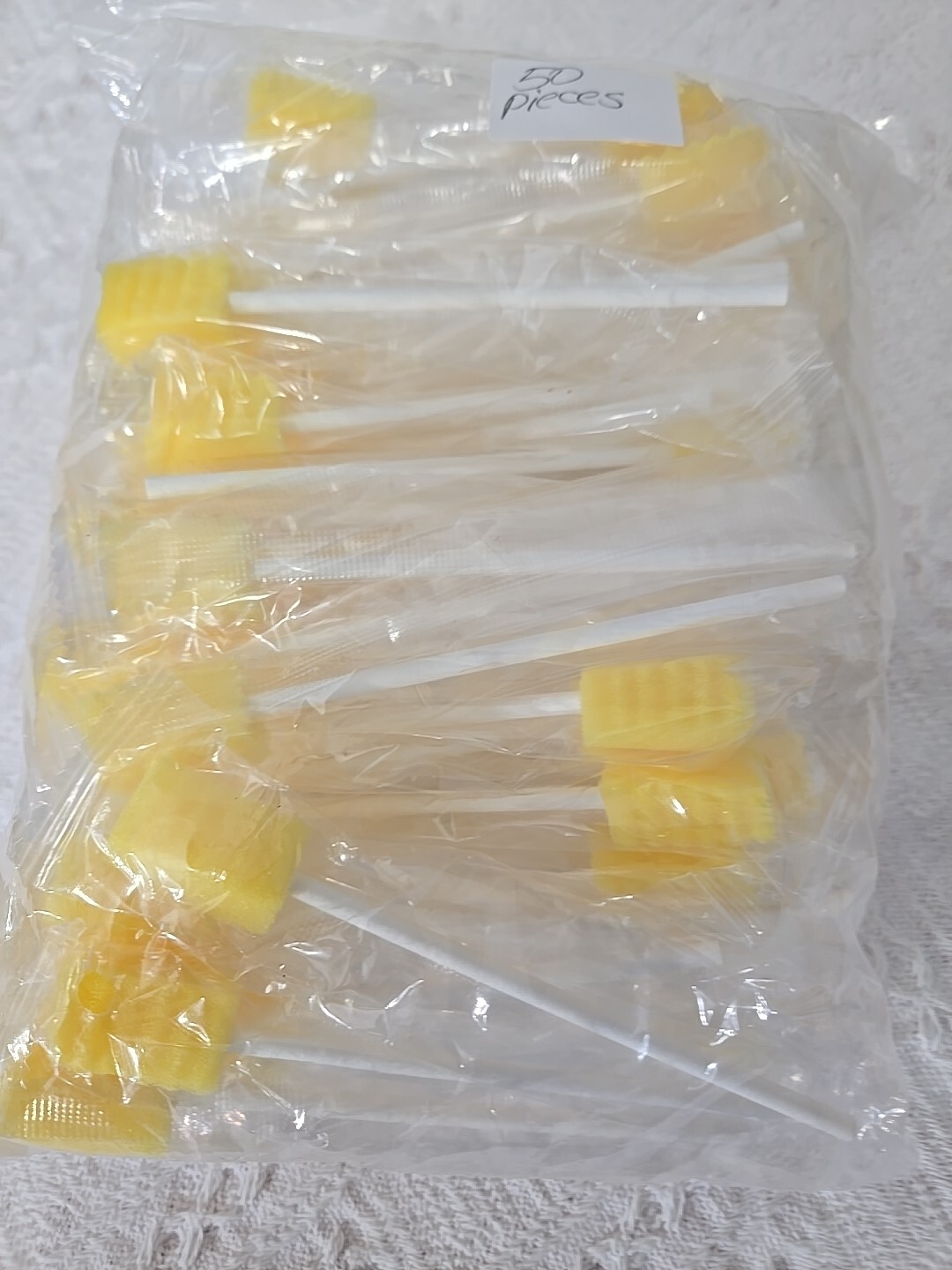 Dental Yellow HP Mixing Tips Oral Swabs 50 pieces