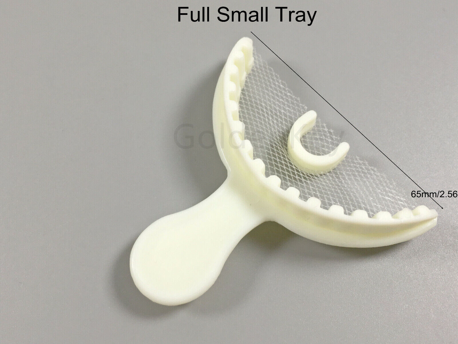 Dental Disposable Impression Bite Registration Tray White Denture Tray 100Pcs