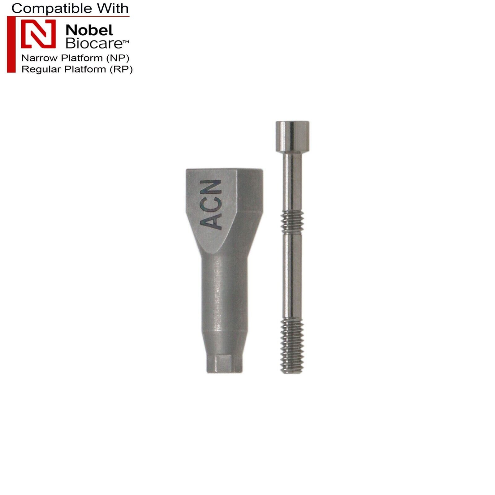 Scan Body Scan Post Fits Nobel Active NP/RP Dental Library CAD/CAM System
