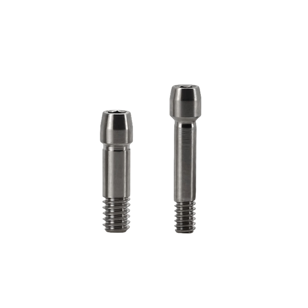 Dental Hex ET Temporary Abutment Mini Regular Ti Screws EbonyGold Osstem 4.0 4.5