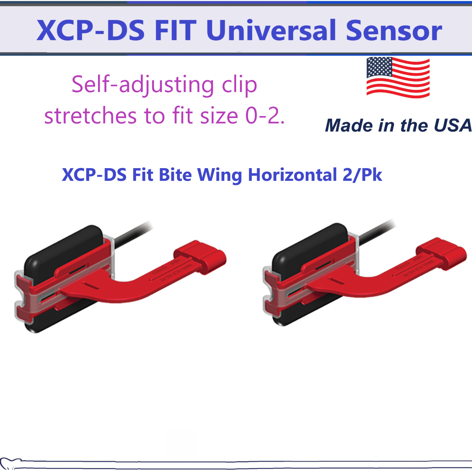 Dental X-Ray XCP-DS Fit® universal sensor holder Horizontal Bitewing Biteblock