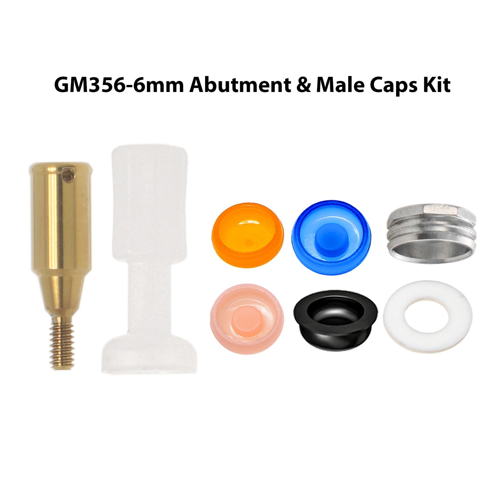 Overdenture Locator Abutment Removable Male Cap for NEODENT GRAND MORSE 1-6mm GH