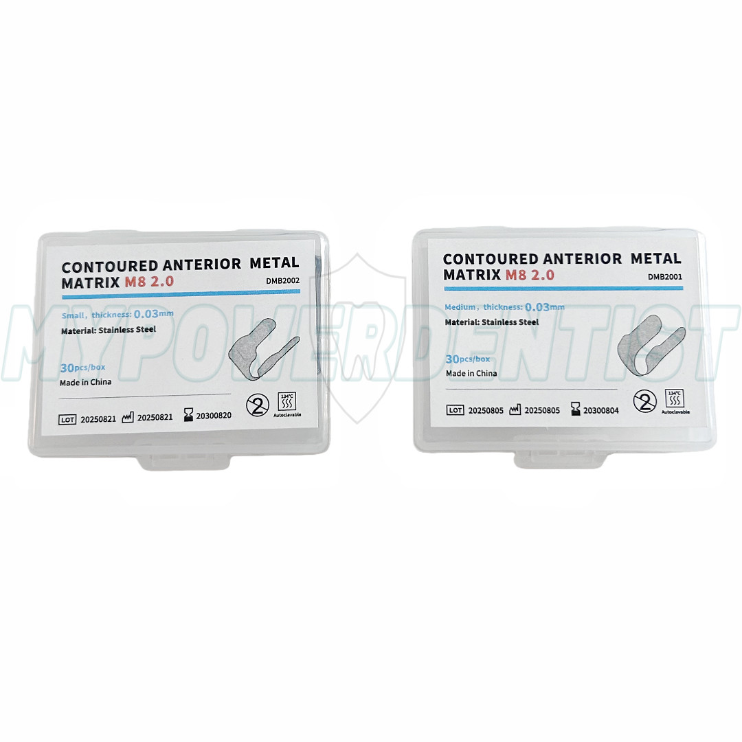 Dental Contoured Anterior Metal Matrix Bands Restoration Sectional M/S Matrices