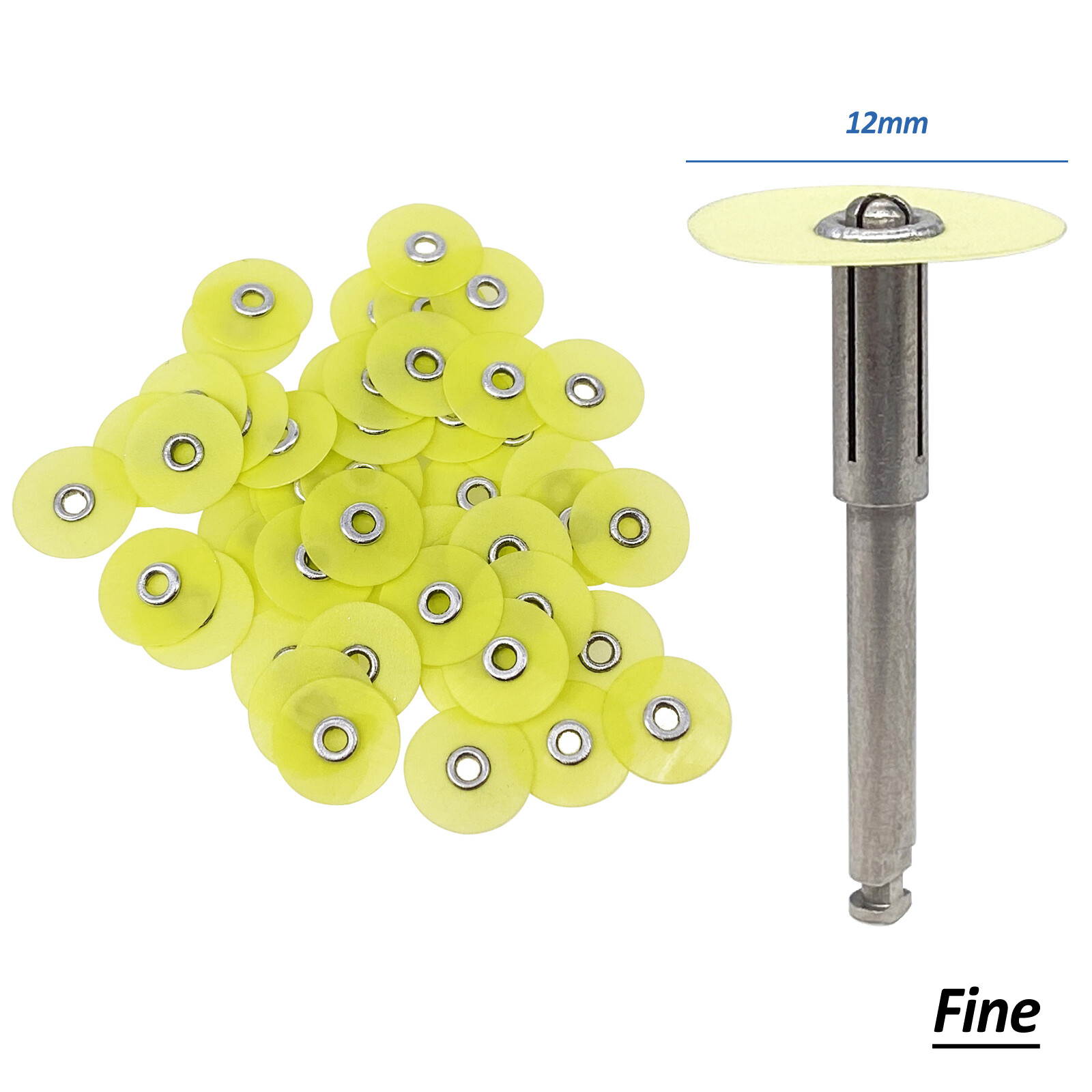 Dental Composite Finishing Polishing Discs SOFLEX 12mm /Mandrel