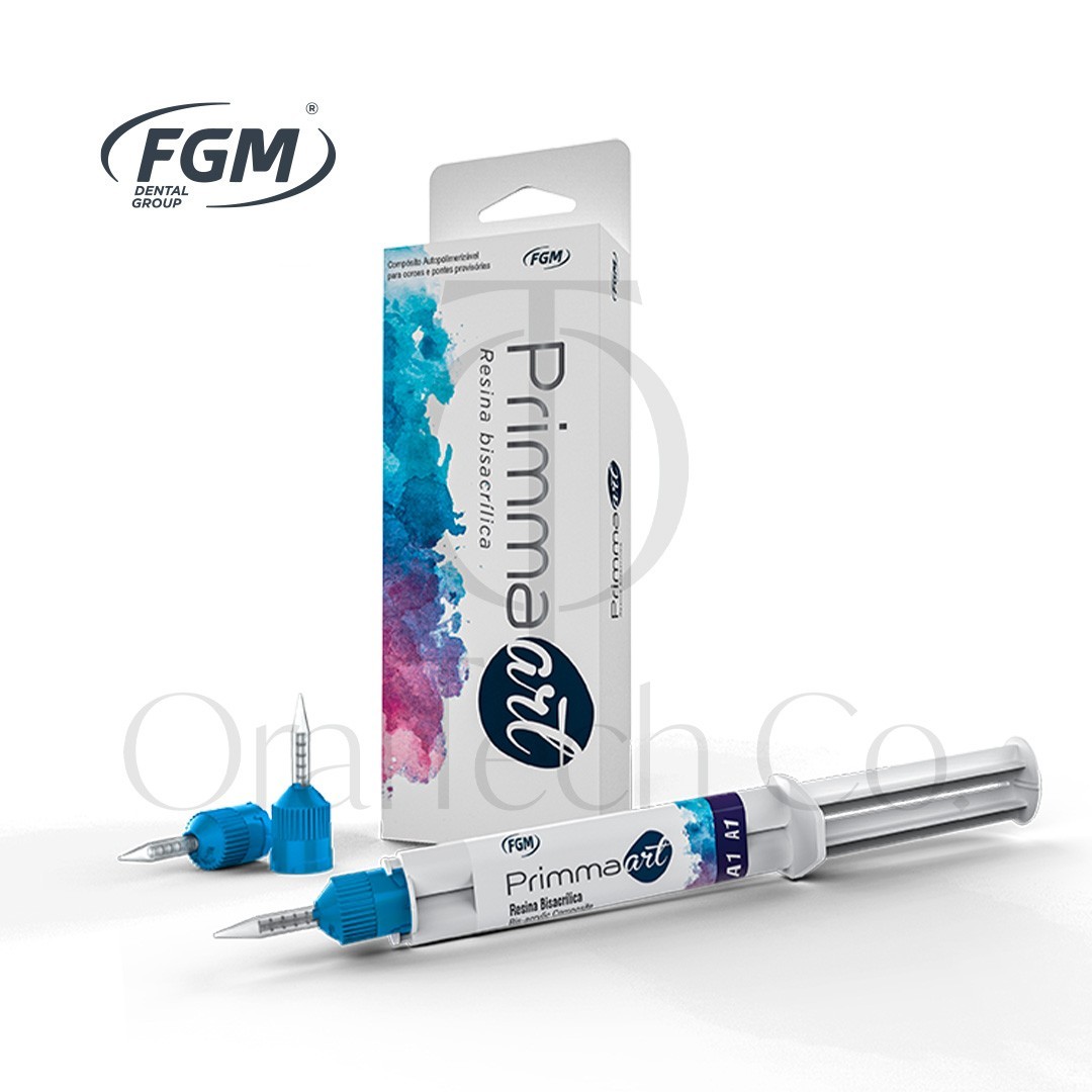 FGM Dental PrimmaArt A1+2+3/B1/BL Self-curing Composite Cartridge 75g+10 Tips
