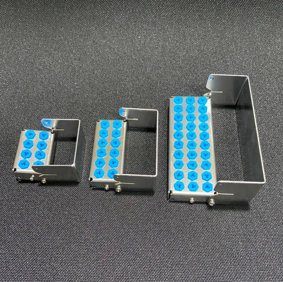 Dental Implant Drills Organizer Holder Sterilization Case Bur Block 8/12/30 Hole