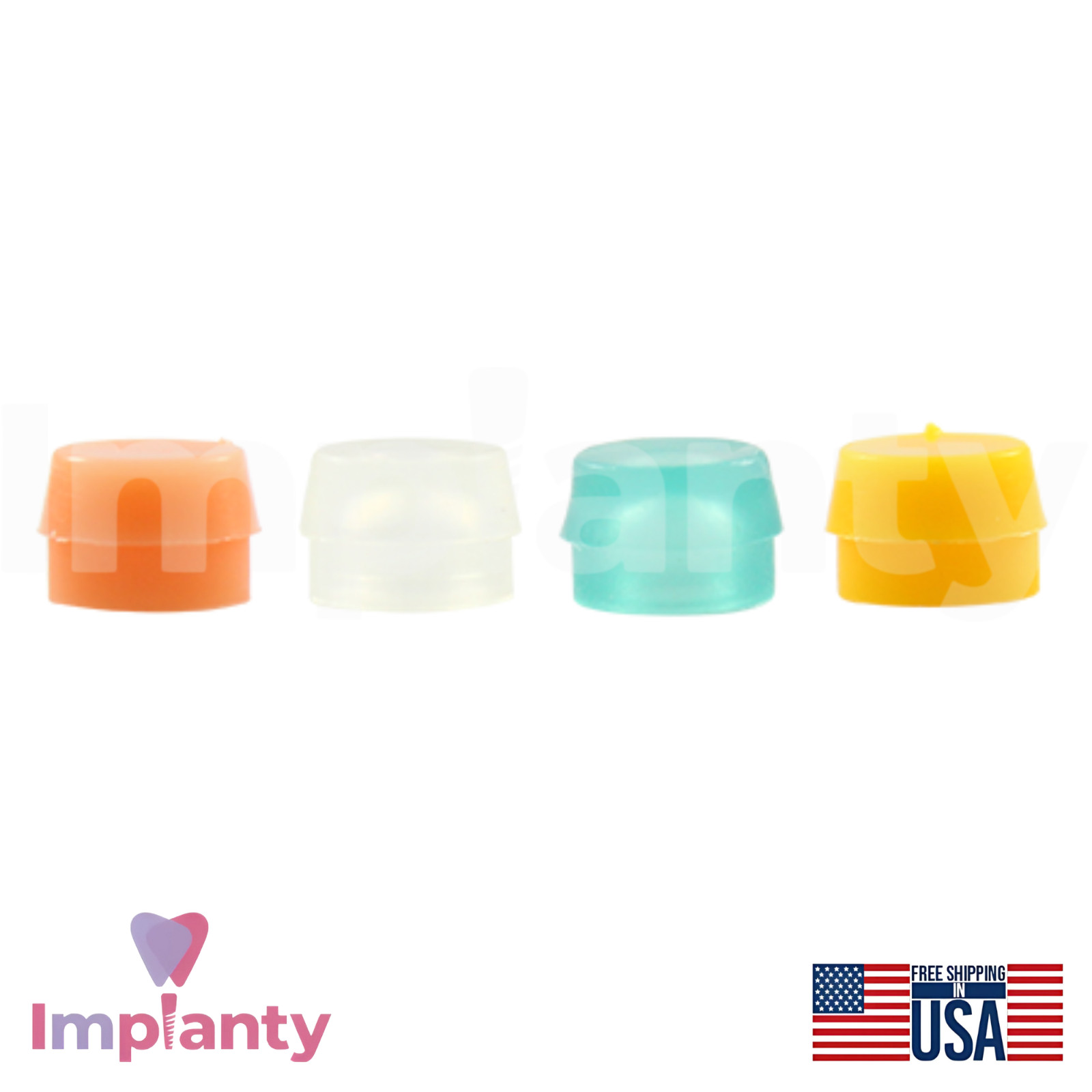 OT Cap Ball Attachment Micro Silicone Caps Kit Ø1.8mm Micro Diameter Dental Tool
