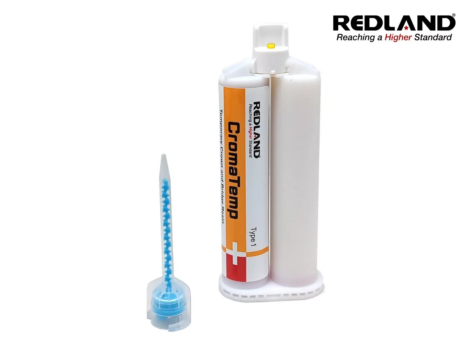 REDLAND CromaTemp 1:1 Temporary Crown & Bridge Resin 50mL + Tips (All Shade)