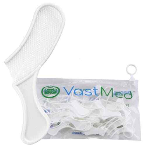 VastMed Disposable Nylon Mesh Triple Bite Registration Tray, Sideless, L,35/Pk