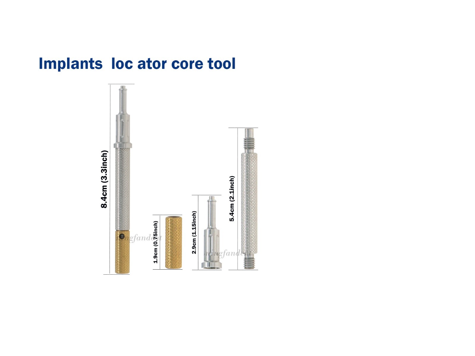 US Universal Dental Attachment Retentive Caps Insertion Extraction Tool