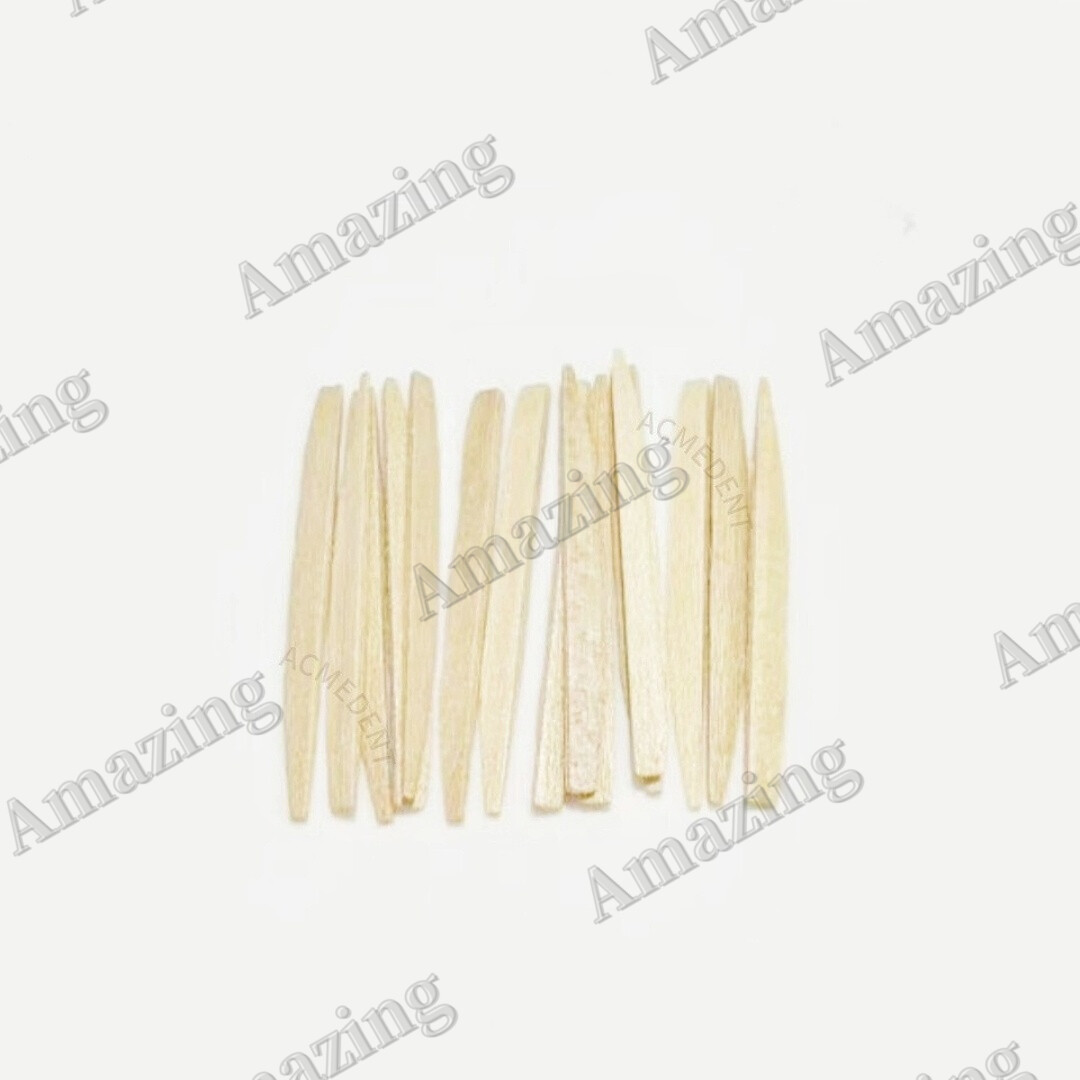 Dental Interdental Composite Contoured Wood Extra Large Wooden Wedges Matrices