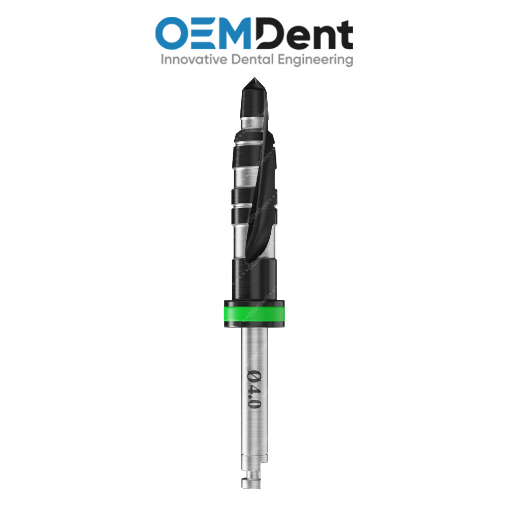 Carbon DLC Step Drills 16mm Universal Instrument Tool Dental Fixtures Placement