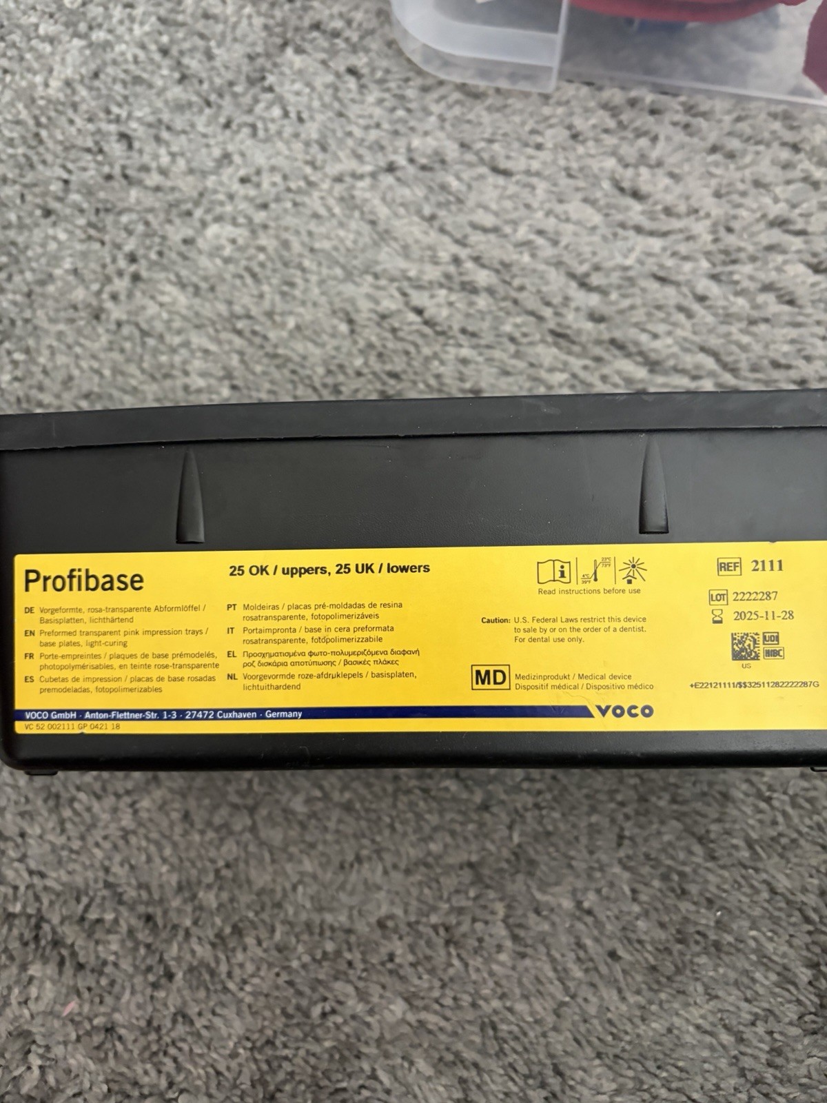 Profibase, 25 upper pieces, 25 lower pieces Used About 5 Upper Pieces